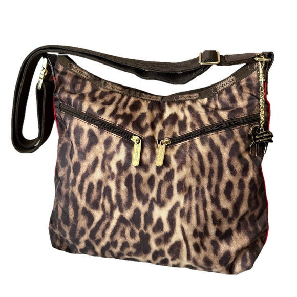 L.A.M.B. Handbags - Y2K LeSportSac x L.A.M.B Gwen Stefani Leopard Rainbow Stripe Bag Mob Wife